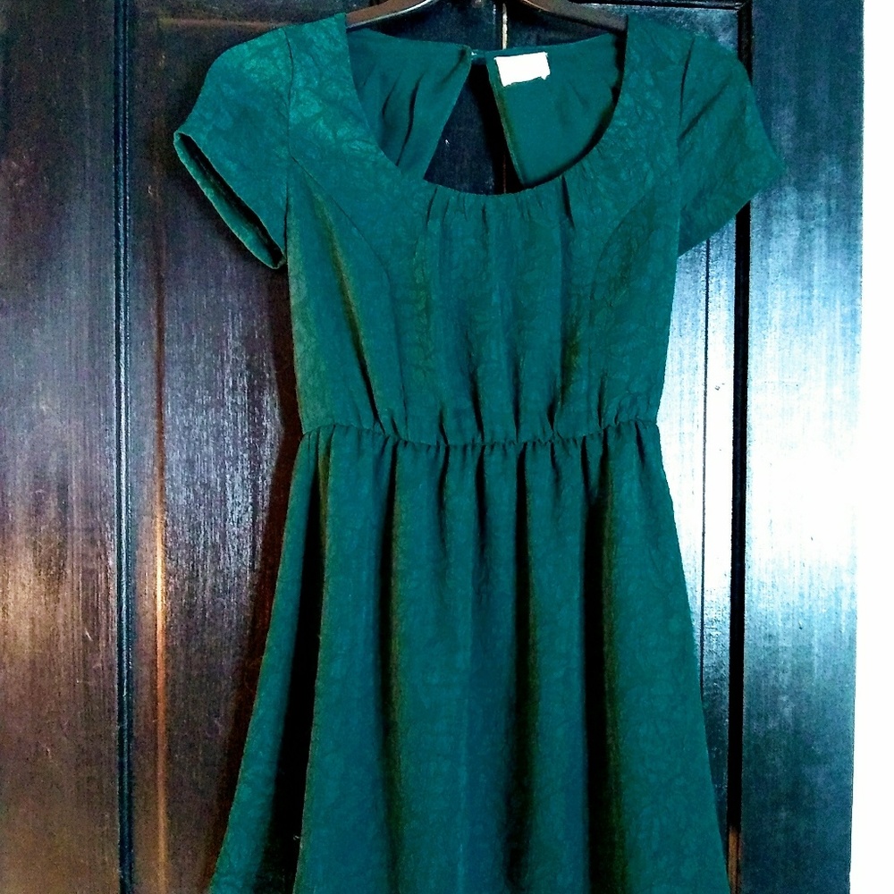 Emerald green A-line dress !!BOGO 1/2 off!!